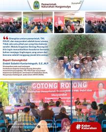 PEMBUKAAN KEGIATAN GOTONG ROYONG KAPANEWON GEDANGSARI OLEH BUPATI GUNUNGKIDUL 